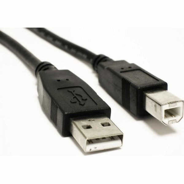 Akyga kabel USB A-B 1.8m/černá