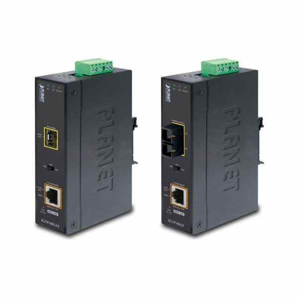 Planet IGTP-805AT Průmyslový konvertor 1x1Gb RJ45 / 1xSFP...