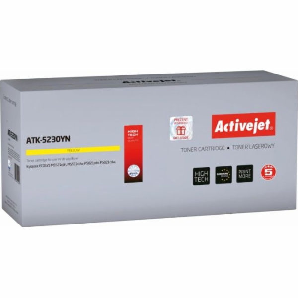 Activejet tonerová kazeta ATK-5230YN (Kyocera náhradní TK...