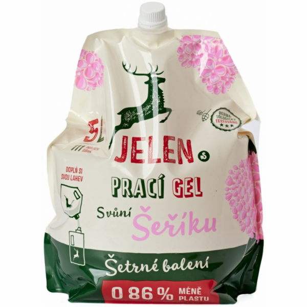 Jelen prací gel s vůní šeříku 5 l do pračky