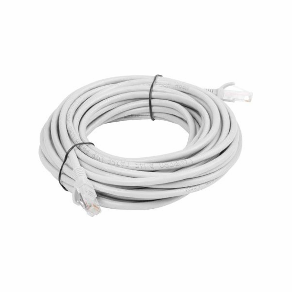 Lanberg RJ-45 / RJ-45 kat.5e Šedá 10m (PCU5-10CC-1000-S)