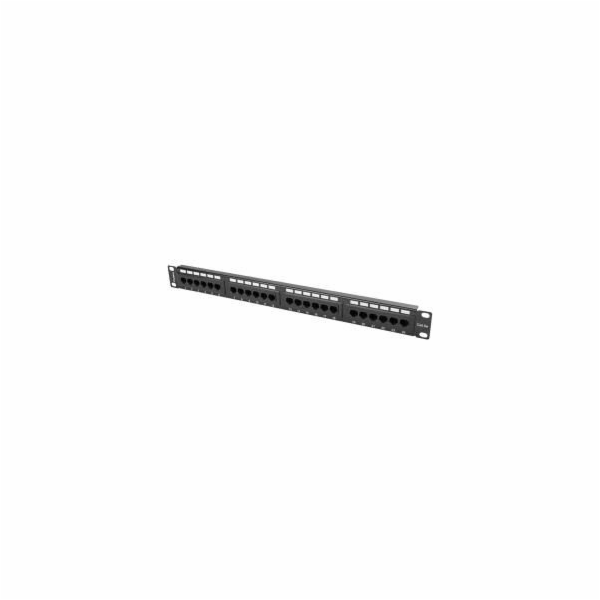 Lanberg Patch panel 24 PORT 1U kat.5e černý PPU5-1024-B