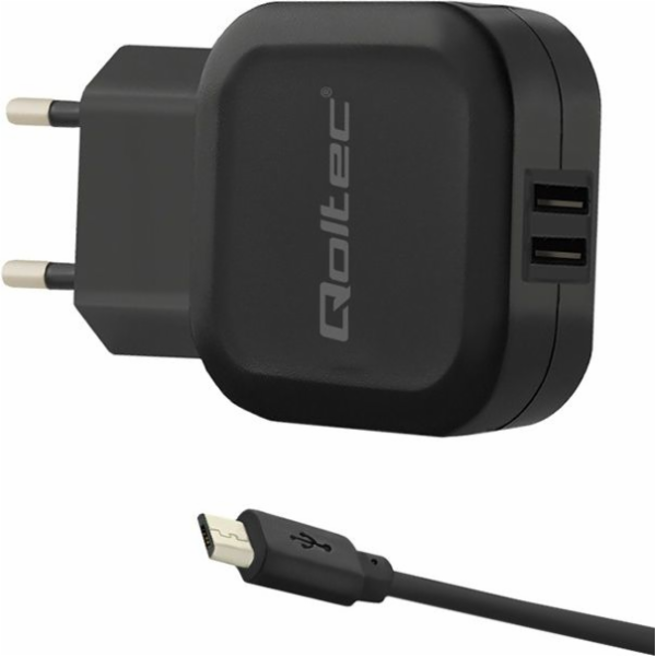 Qoltec Smartphone / Tablet 2x USB nabíječka (50187)