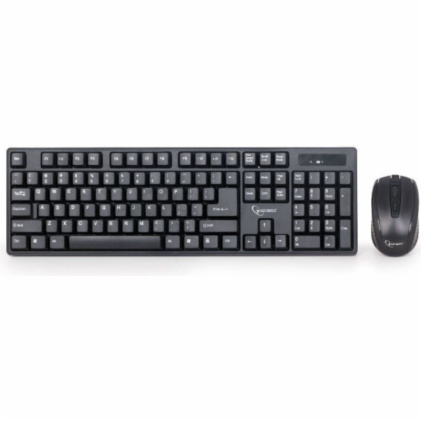 Zestaw klawiatura + mysz czarny, bezprzewodowy