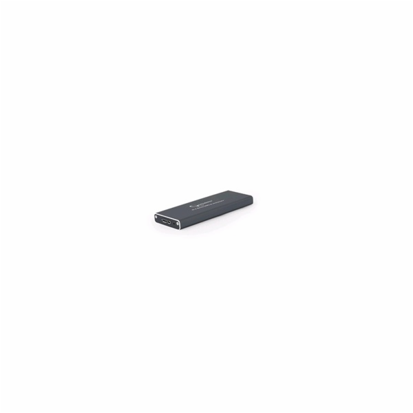 GEMBIRD externí box pro M.2 disky, USB 3.0, hliník, černá
