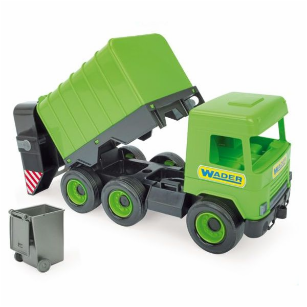 Wader Middle truck - Zelené popelářské auto (234800)