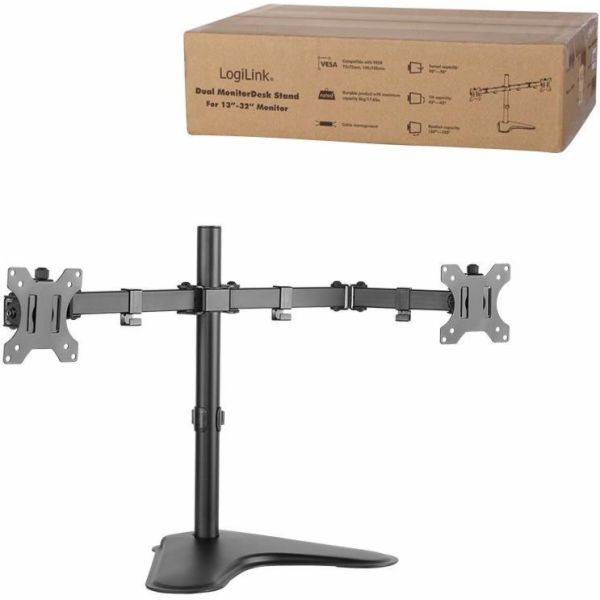 Stolní stojan LogiLink pro 2 monitory 13 - 32 (BP0045)