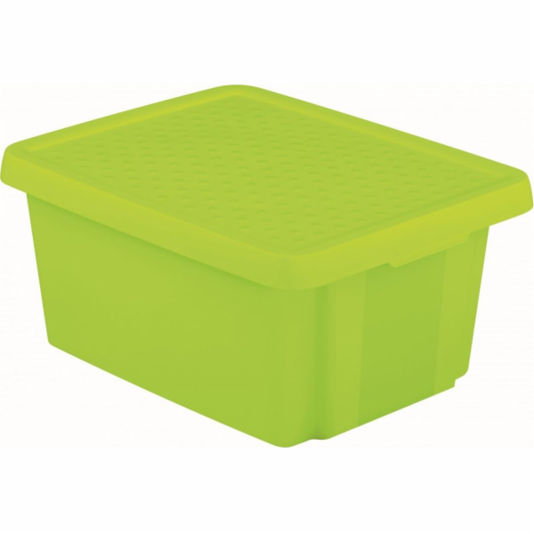 CURVER Essentials Úložný box s víkem Zelená 16l
