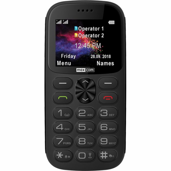 MAXCOM Telefón pre seniorov MM471SZ šedý