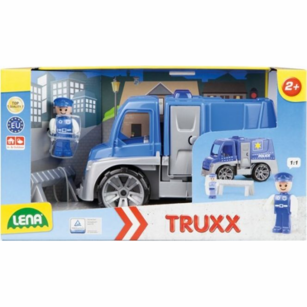 Auta Truxx policie v krabici