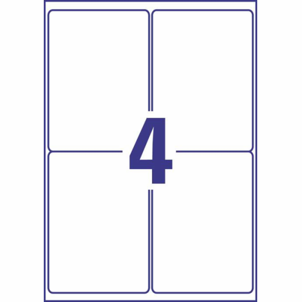 10 LISTŮ ETIKET PRO VENKOVNÍ POUŽITÍ - 7915-10