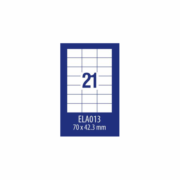 Avery Zweckform LABEL ZF ECONOMY 70X42.3MM 013 100ARK LAB...