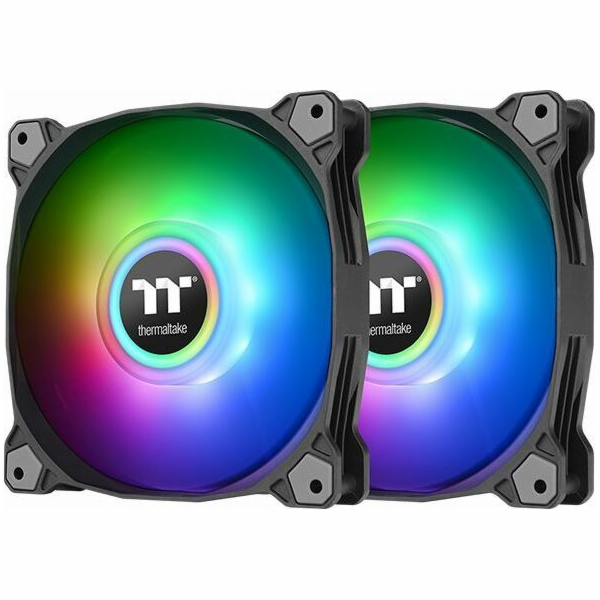 Ventilátor - Pure Duo 14 ARGB Sync Radiator Fan 2 Pack černý