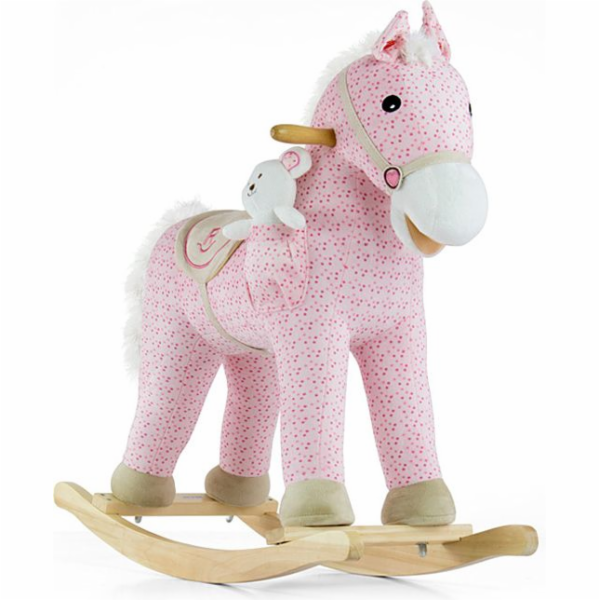 Houpací koník s melodií Milly Mally Pony růžový