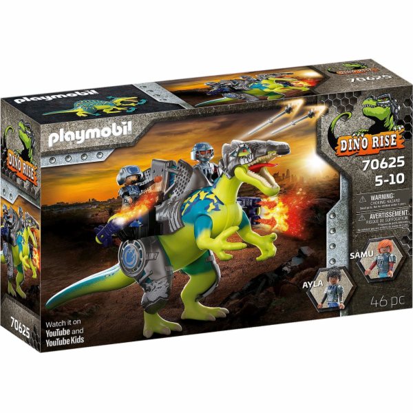 Playmobil 70625 Spinosaurus: Dvojitá obranná síla