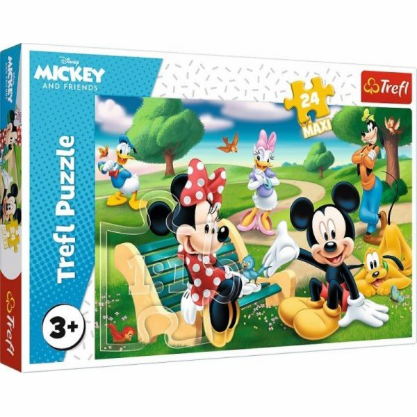 Trefl Puzzle 24 Maxi Mickey Mouse s přáteli