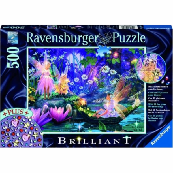 Ravensburger Puzzle 500 Diamond - v pohádkovém lese