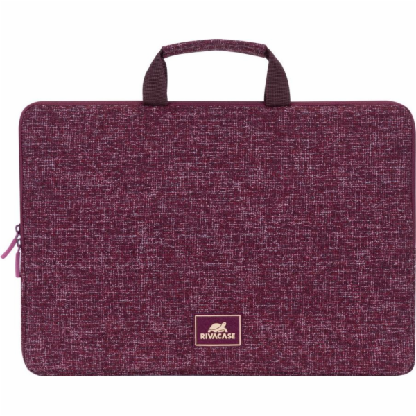 RIVACASE 7913 burgundy red Laptop sleeve 13.3  with handles