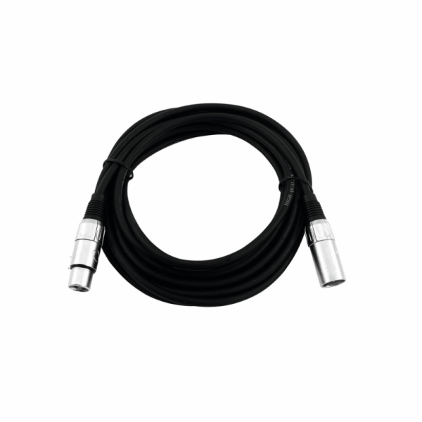 Kabel MC-50 XLR samec - XLR samice, černý, 5m