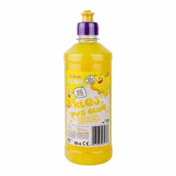 Symag lepidlo žluté třpyt 500 ml