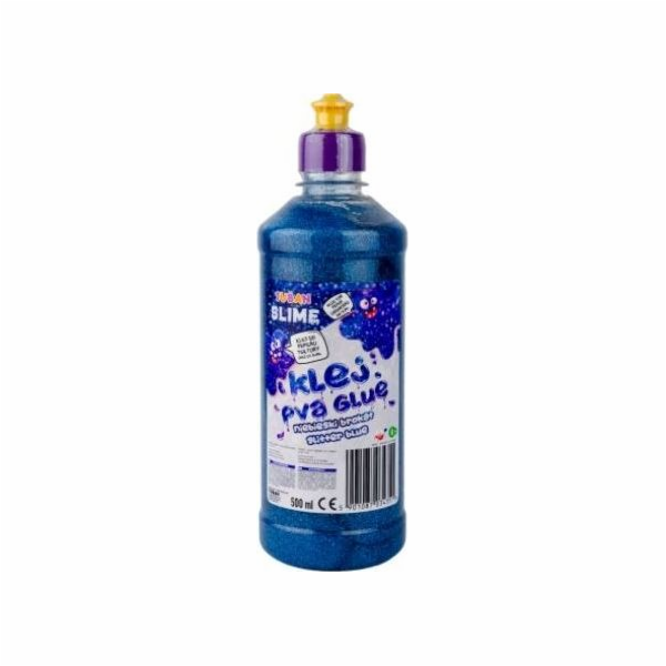 Klej niebieski brokat 500 ml