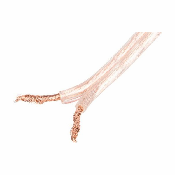 LANBERG 2x2,5mm2 25m transparentní reproduktorový kabel