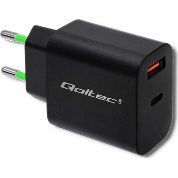 Nabíječka Qoltec HLAVNÍ NABÍJEČKA 18W | 5-12V | 1,5-3A | ...