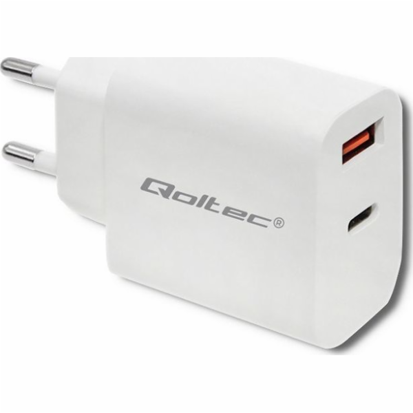 Qoltec 51714 Nabíječka | 18 W | 5-12V | 1,5-3A | USB typu...