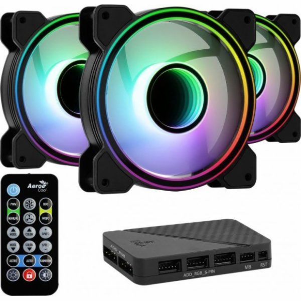 Aerocool Mirage 12 ARGB Pro Computer case Cooling set 12 ...