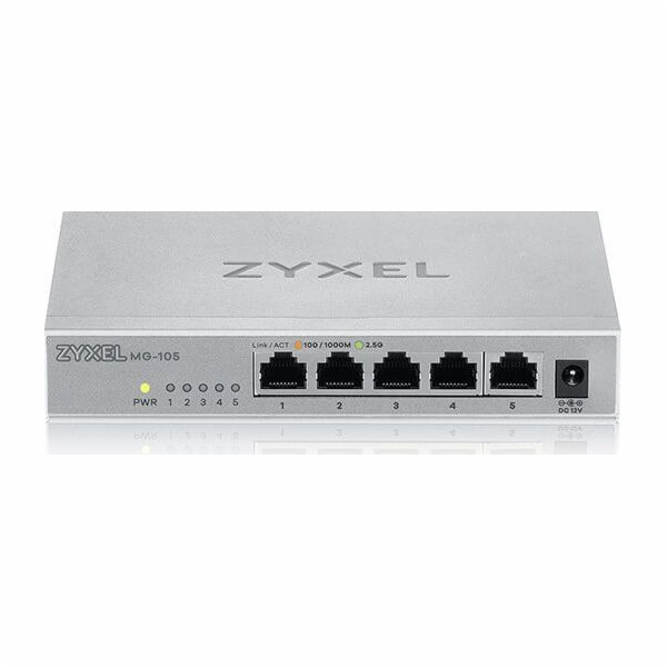 Zyxel MG-105 - Přepínač - neřízený - 5 x 100/1000/2.5G Ba...