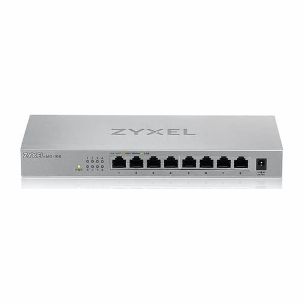 Zyxel XMG-108 Nespravované 2.5G Ethernet (100/1000/2500) ...