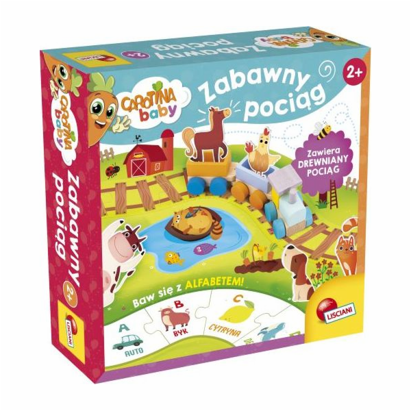 Legrační vláček Carotina baby 304-PL84005 Lisciani