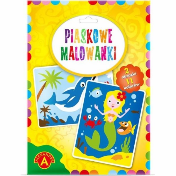 Omalovánky Alexander Sand - Mořská panna a delfín