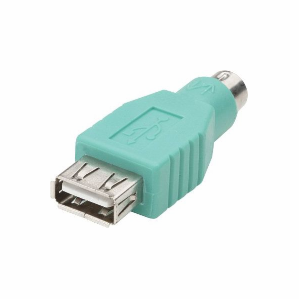 USB 2.0 Adapter, USB-A Buchse > Mini-DIN 6-Stecker (PS/2)