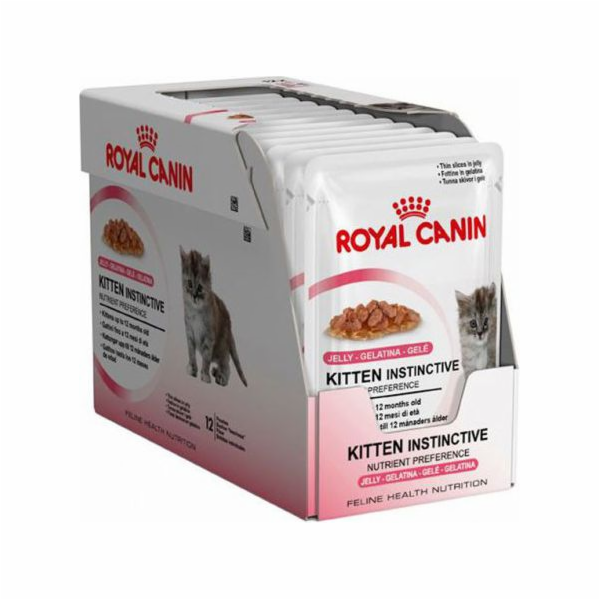 Royal Canin FHN Kitten Instinctive v želé - vlhké krmivo ...