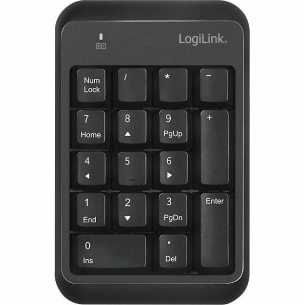 Klawiatra numeryczna Bluetooth v5.1 Czarna