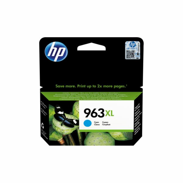 HP 963XL - 22.77 ml - Vysoká výtěžnost - azurová - origin...
