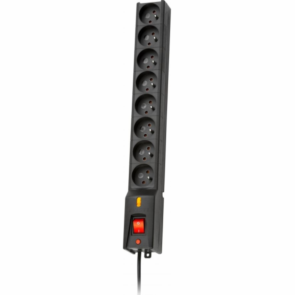 Lestar LXA 816 prodlužovací kabel, 8 zásuvek, 5 m černý (...