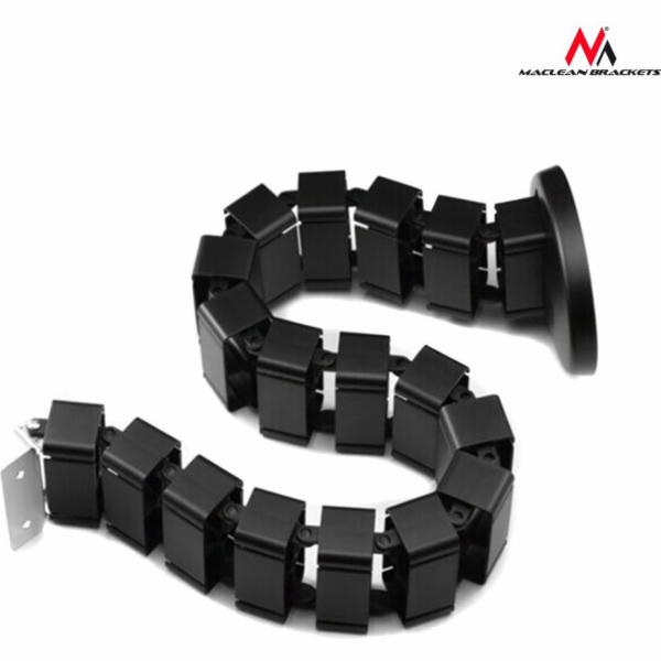 Maclean MC-727 B cable organizer Desk Cable sleeve Black ...
