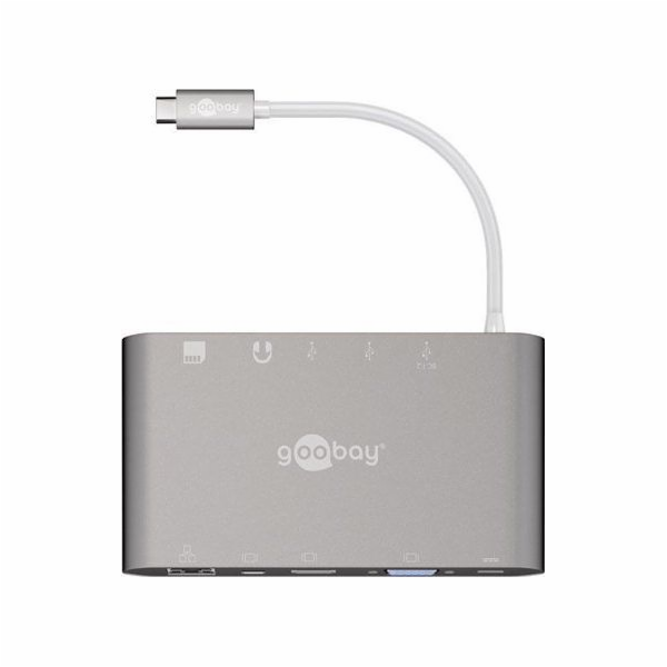 USB-C multiportový adaptér vše v 1, čtečka karet