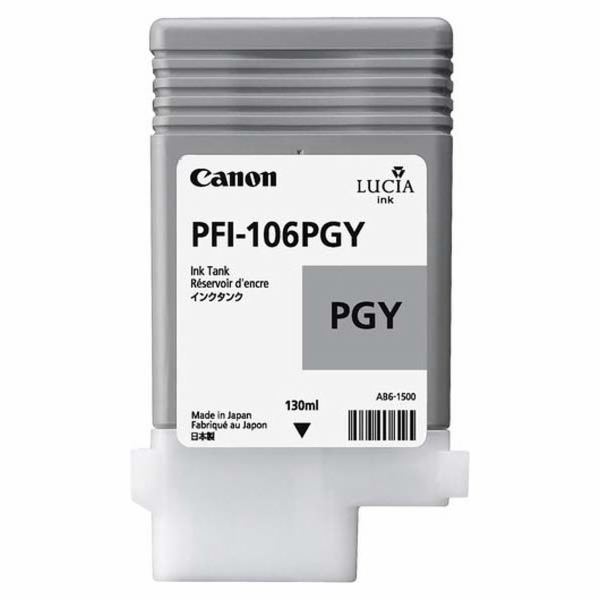 Canon PFI-106 PGY ink. photo seda