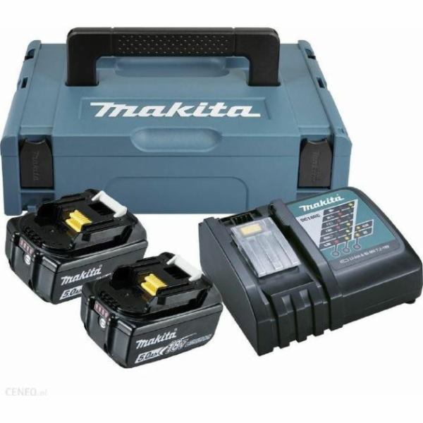 Makita Energy Kit 197624-2 2x BL1850B + DC18RC