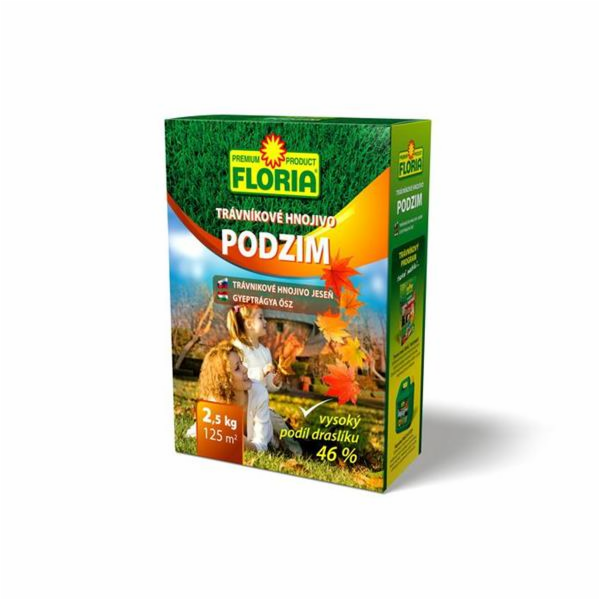 Hnojivo Agro  Floria podzimní trávníkové hnojivo 2.5kg