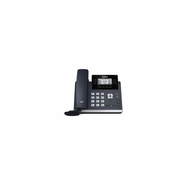 Yealink SIP-T42U SIP telefon, PoE, 2,7" 192x64 LCD, 15 pr...