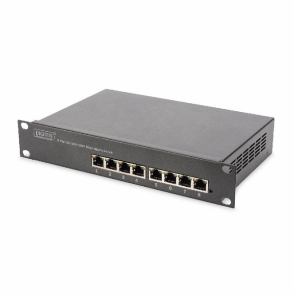 DIGITUS DN-80117 DIGITUS 10 palcový 8 portový gigabitový ...