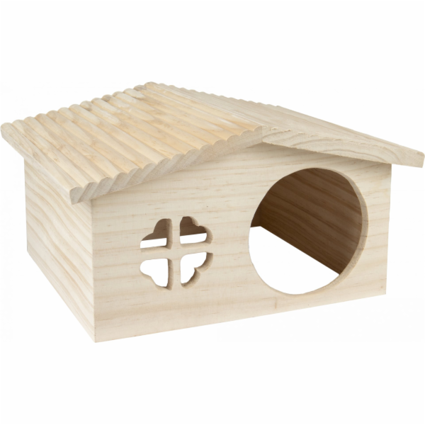 Flamingo Domeček pro hlodavce STALLY dřevěný 32,5x27,5x17...