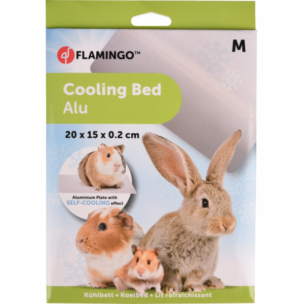 Flamingo Chladící hliníková podložka pro hlodavce vel. M ...