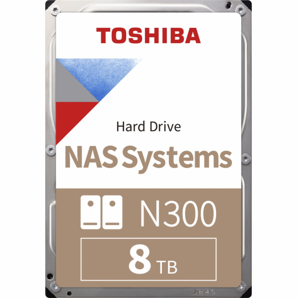 TOSHIBA HDD N300 NAS 8TB, SATA III, 7200 rpm, 256MB cache...
