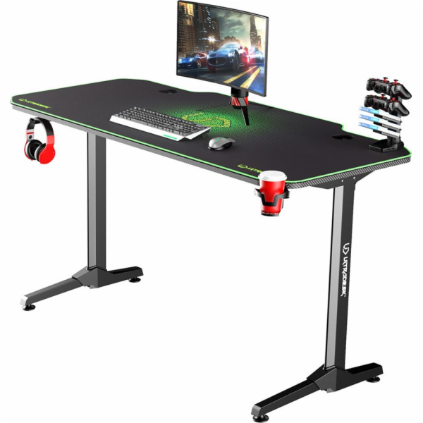 Ultradesk Herní stůl FRAG GREEN