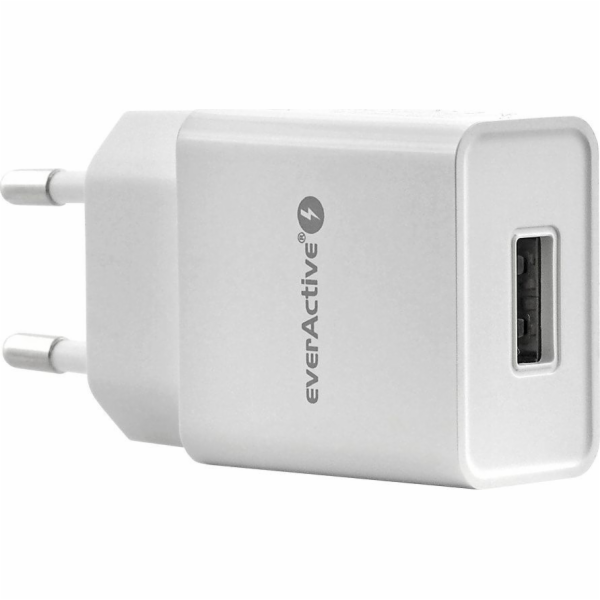 1xUSB SC100 1A nástěnná nabíječka, bílá